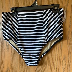 Old navy high waisted bikini bottoms sz 1x